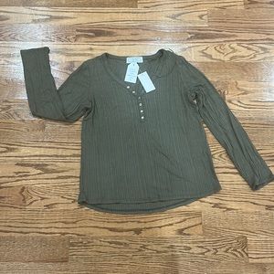 Hippie rose long sleeve size Xl women new